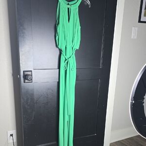 Elegant Green Halter Jumpsuit